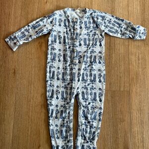 Kate Quinn blue wolf floral one piece